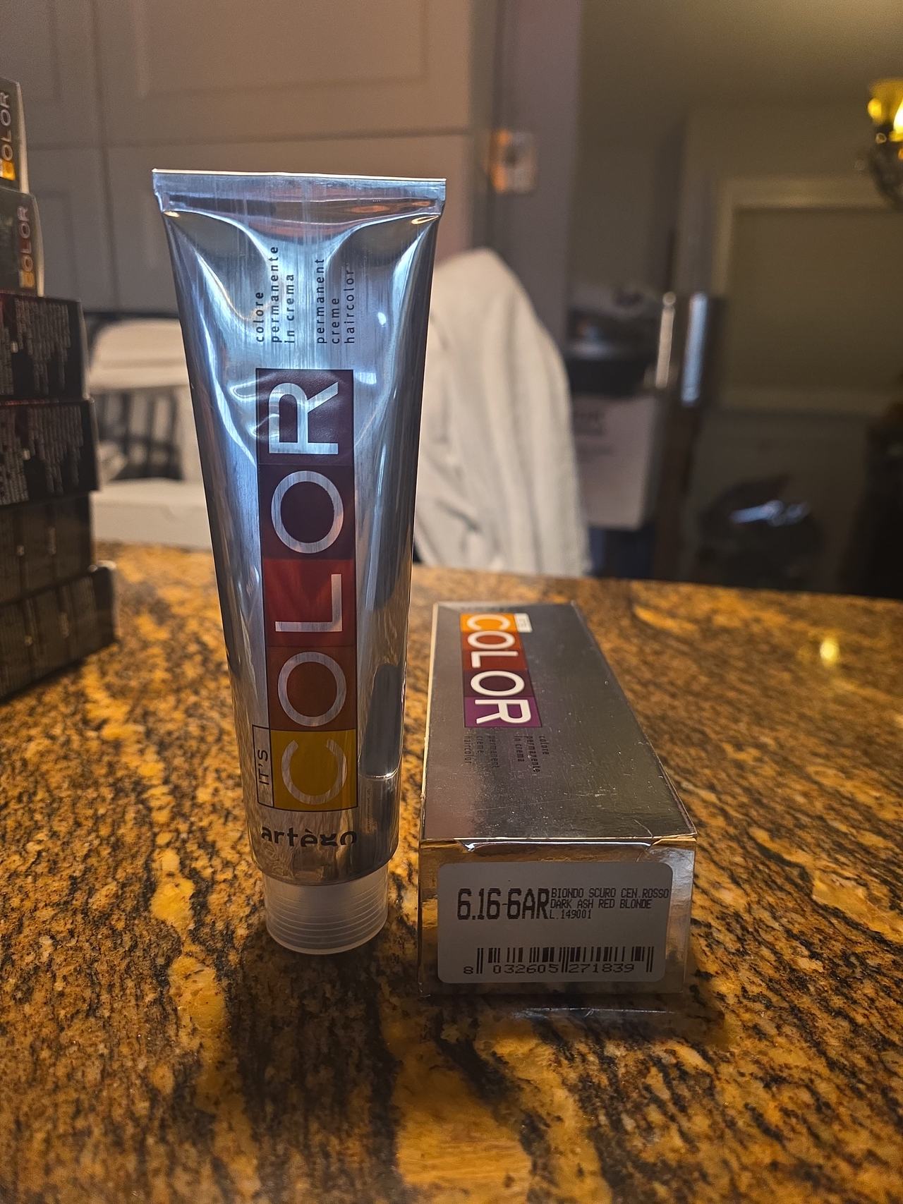 Artègo It's Color Permanent Hair Color 6.16 6AR Dark Ash Red Blonde