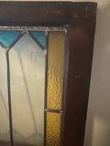 Antique Stained Glass Window Panel - Image 3