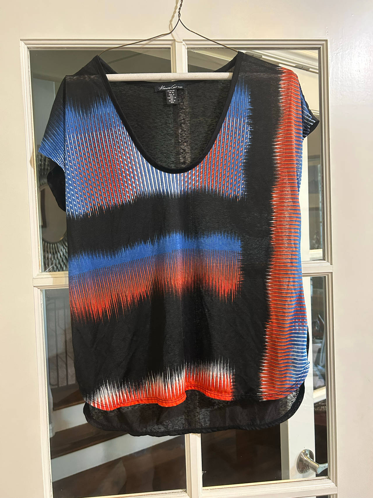 Kenneth Cole Short Sleeve Blouse