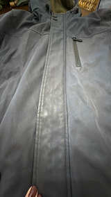 Ted Baker Grey Softshell Hooded Coat: size 5 (xl) - Image 4