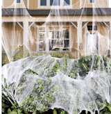 Halloween Spider Web Decorations 1000 Sqft with 2 Large Fake Spiders Stretchy - Image 1