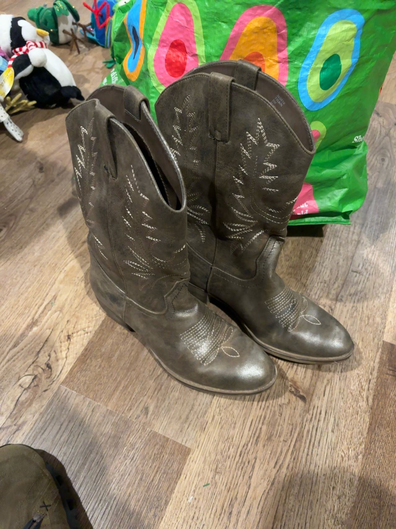 Xappeal Twain Western Cowgirl Boots Brown