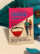 Tropics by Victor Vintage Teal Fanny Pack - Image 1