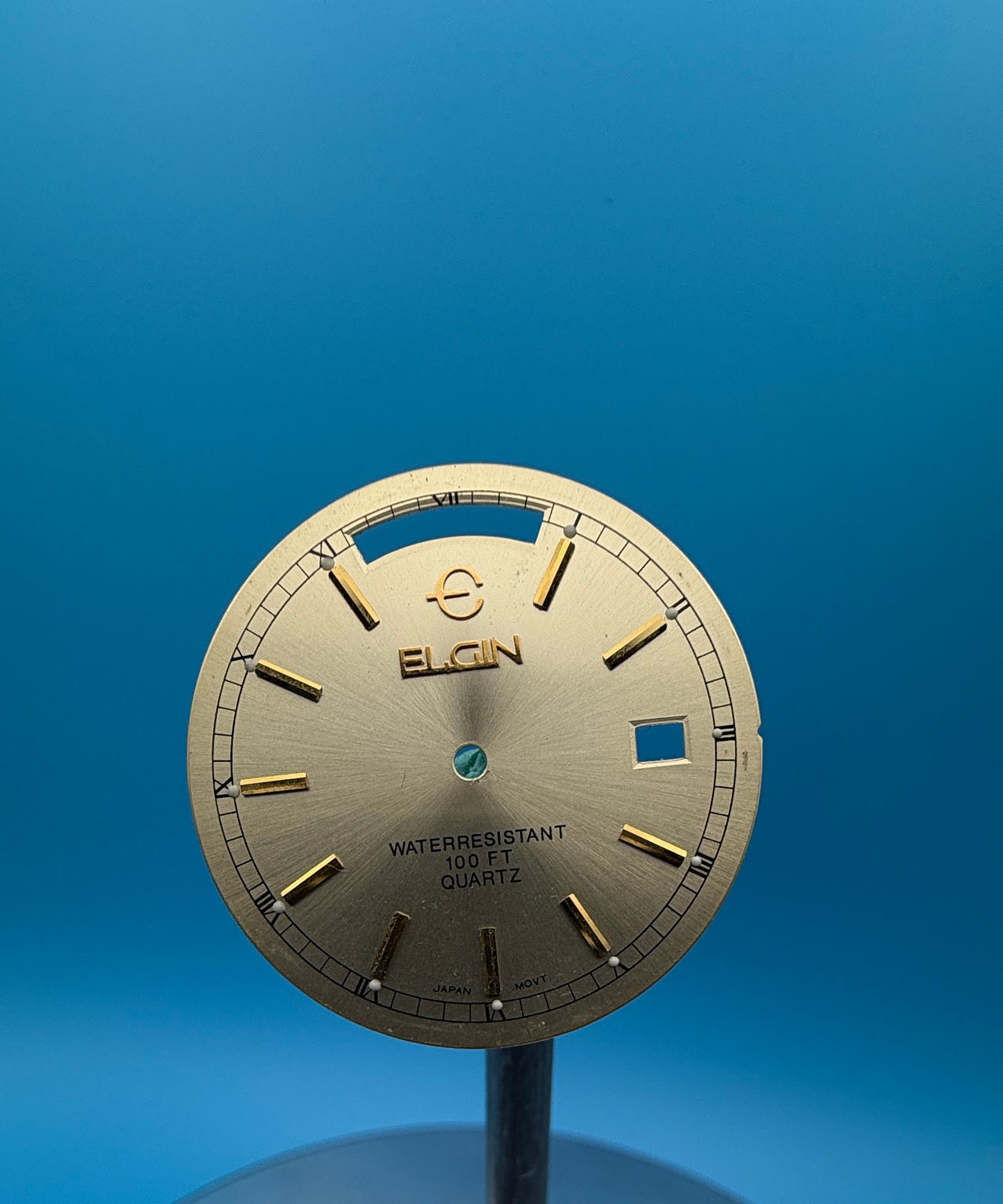 Elgin Quartz Day-Date Watch Dial