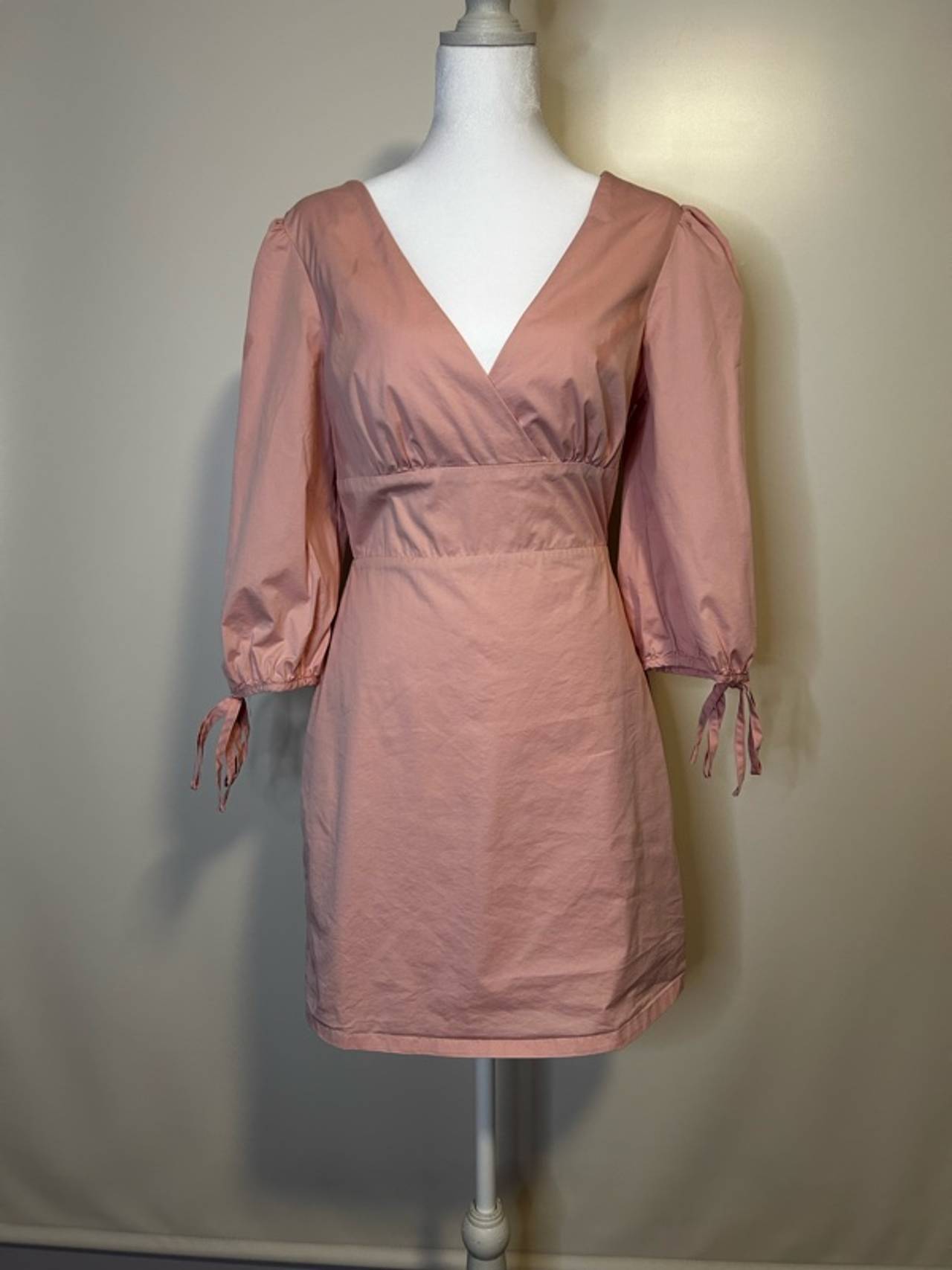 Lulus Dream About Me Light Pink Backless Mini Dress Size Small