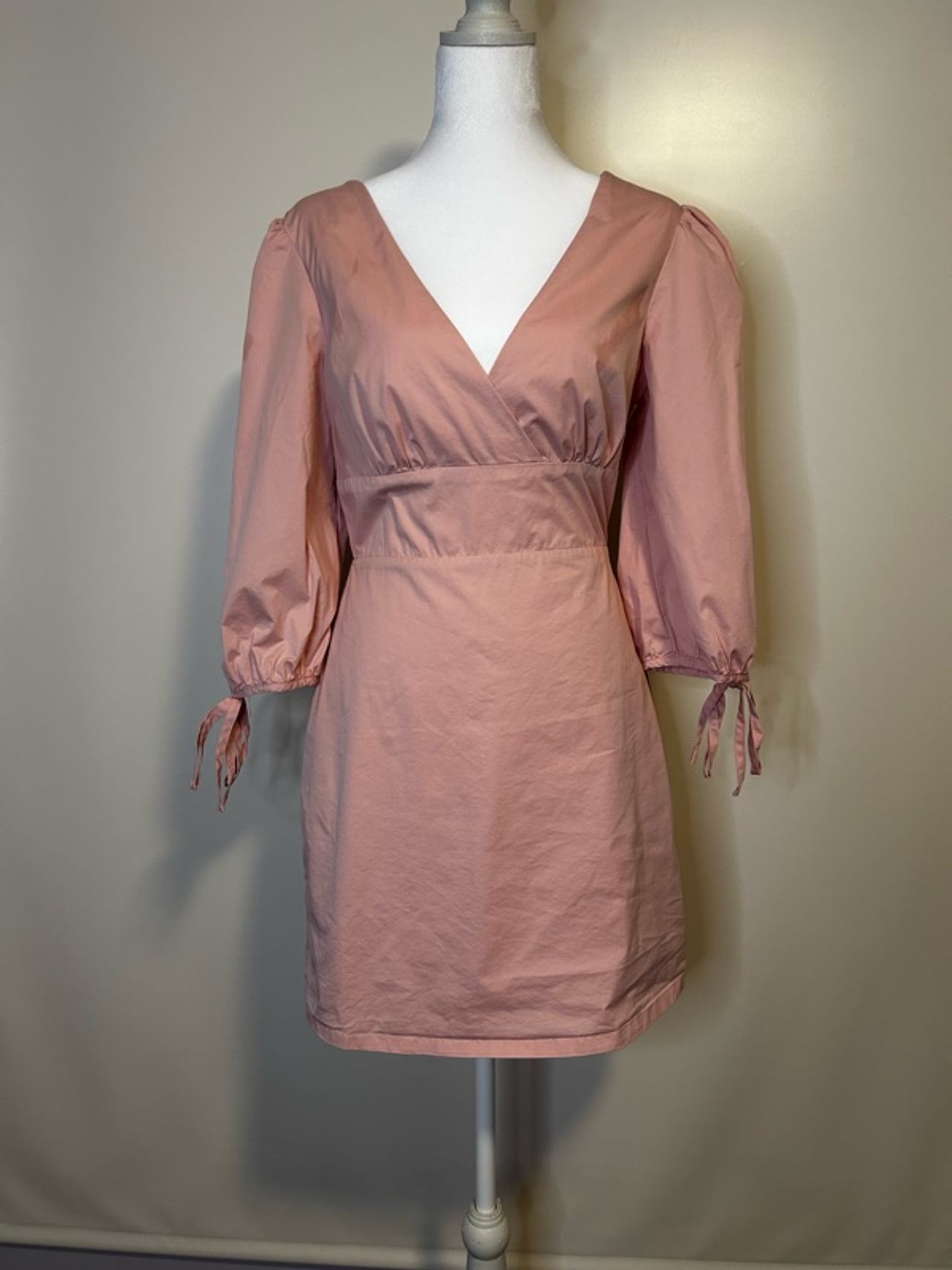 Lulus Dream About Me Light Pink Backless Mini Dress Size Small