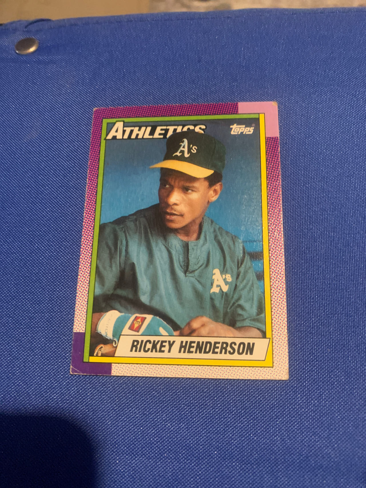 1991 Topps Rickey Henderson #450 Baseball Card