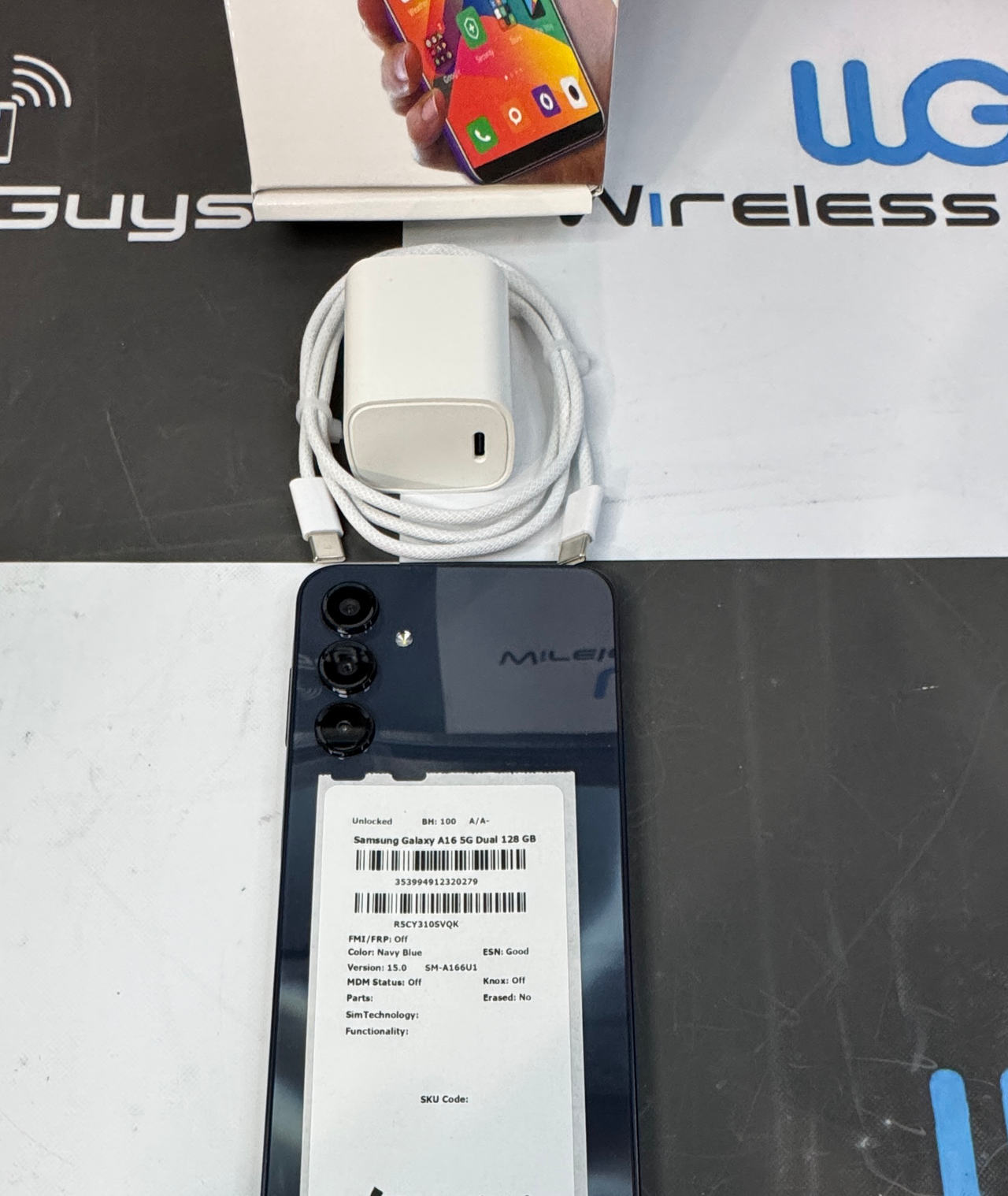 Samsung Galaxy A16 5G 128GB Unlocked Navy Blue - Excellent Condition