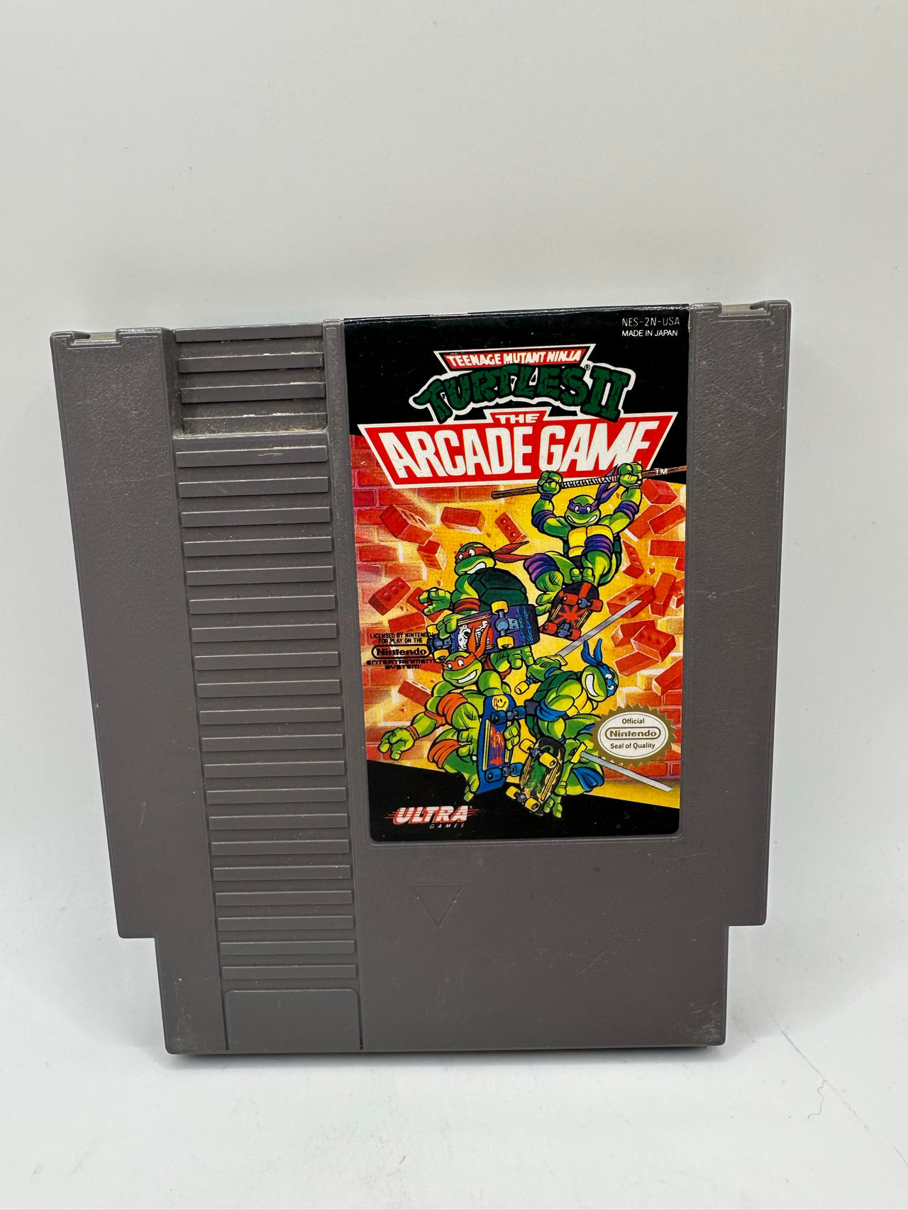 Teenage Mutant Ninja Turtles 2 Arcade NES (Cartridge ONLY) Cleaned and Tested