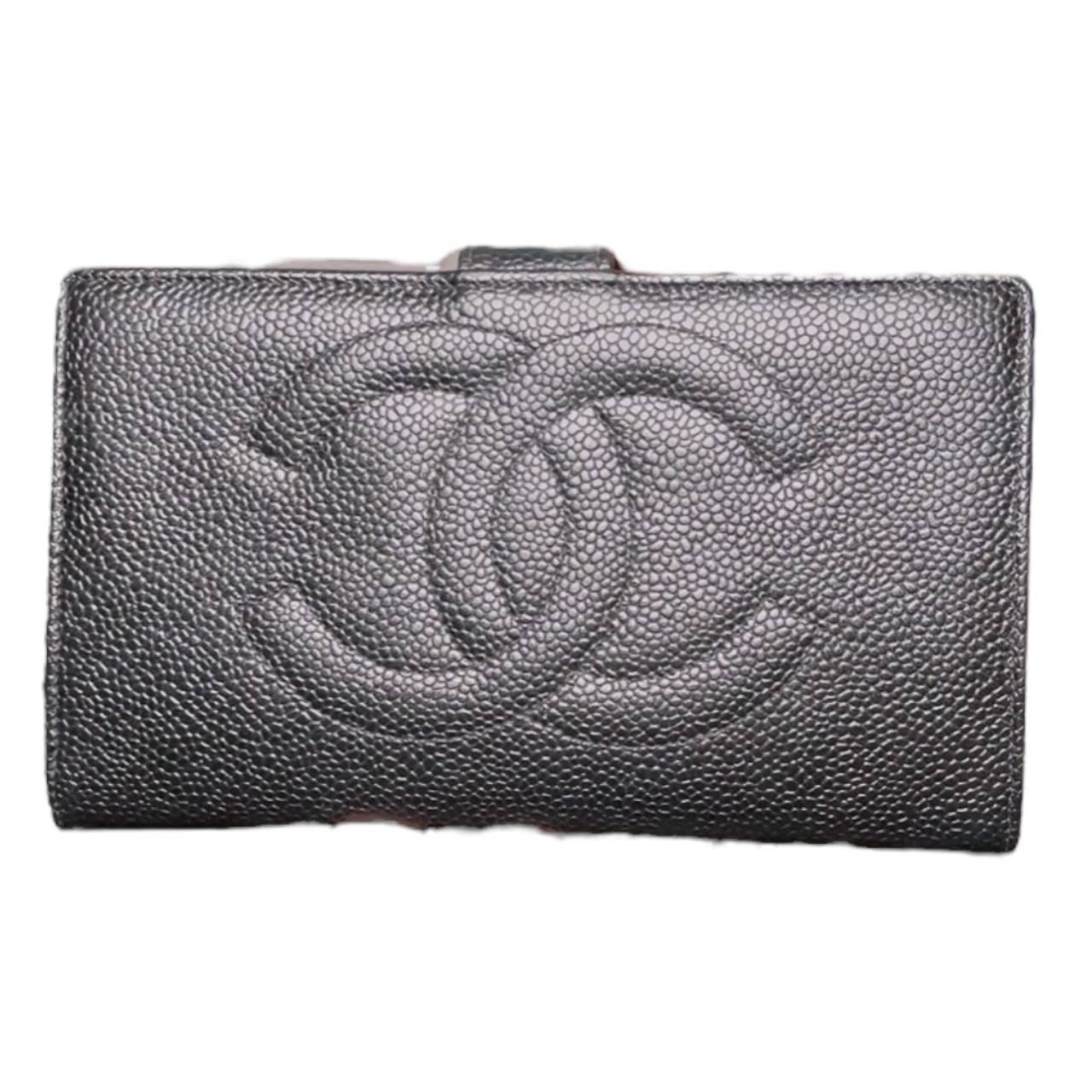 Chanel Classic Caviar Leather Wallet