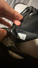 Nike Dunk Sneakers Black/White - Image 2