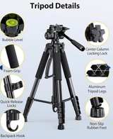 Joilcan 80-inch Camera Tripod with Phone Mount - Image 2