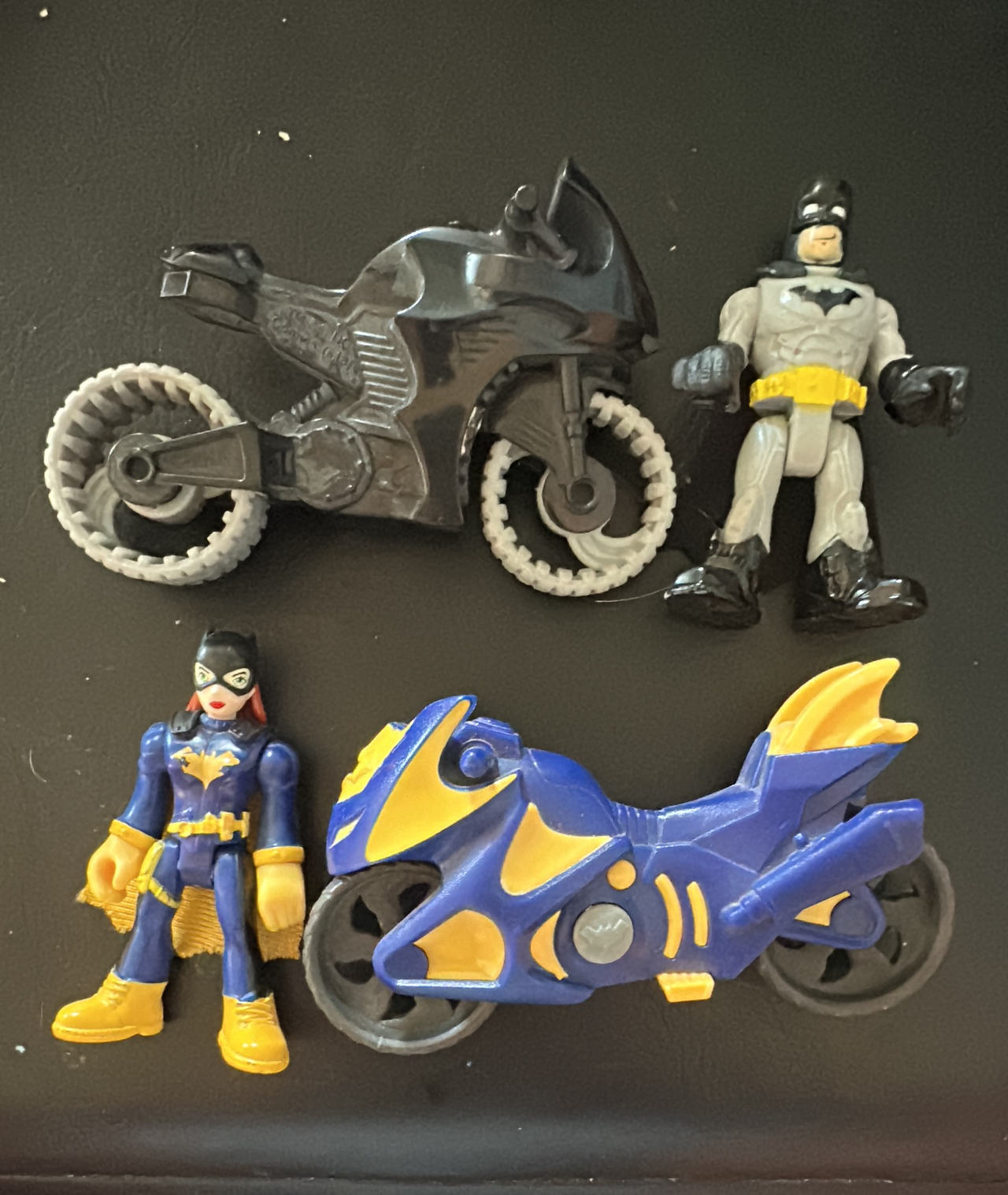 Fisher-Price Imaginext DC Super Friends Batman & Batgirl Motorcycles Set