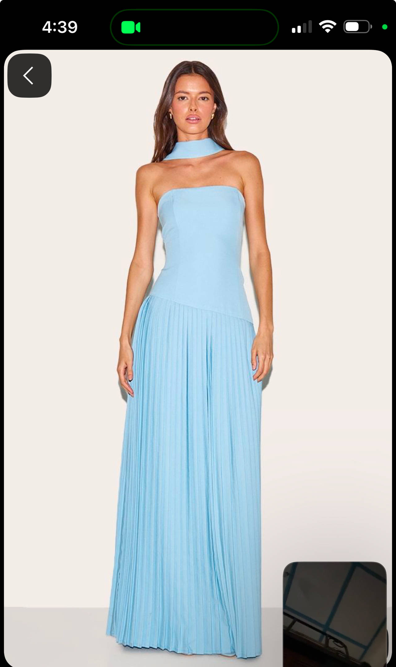 strapless pleated jumpsuit