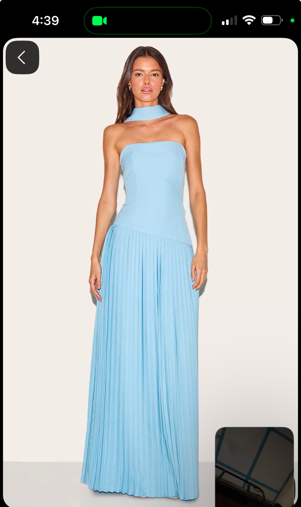 strapless pleated jumpsuit