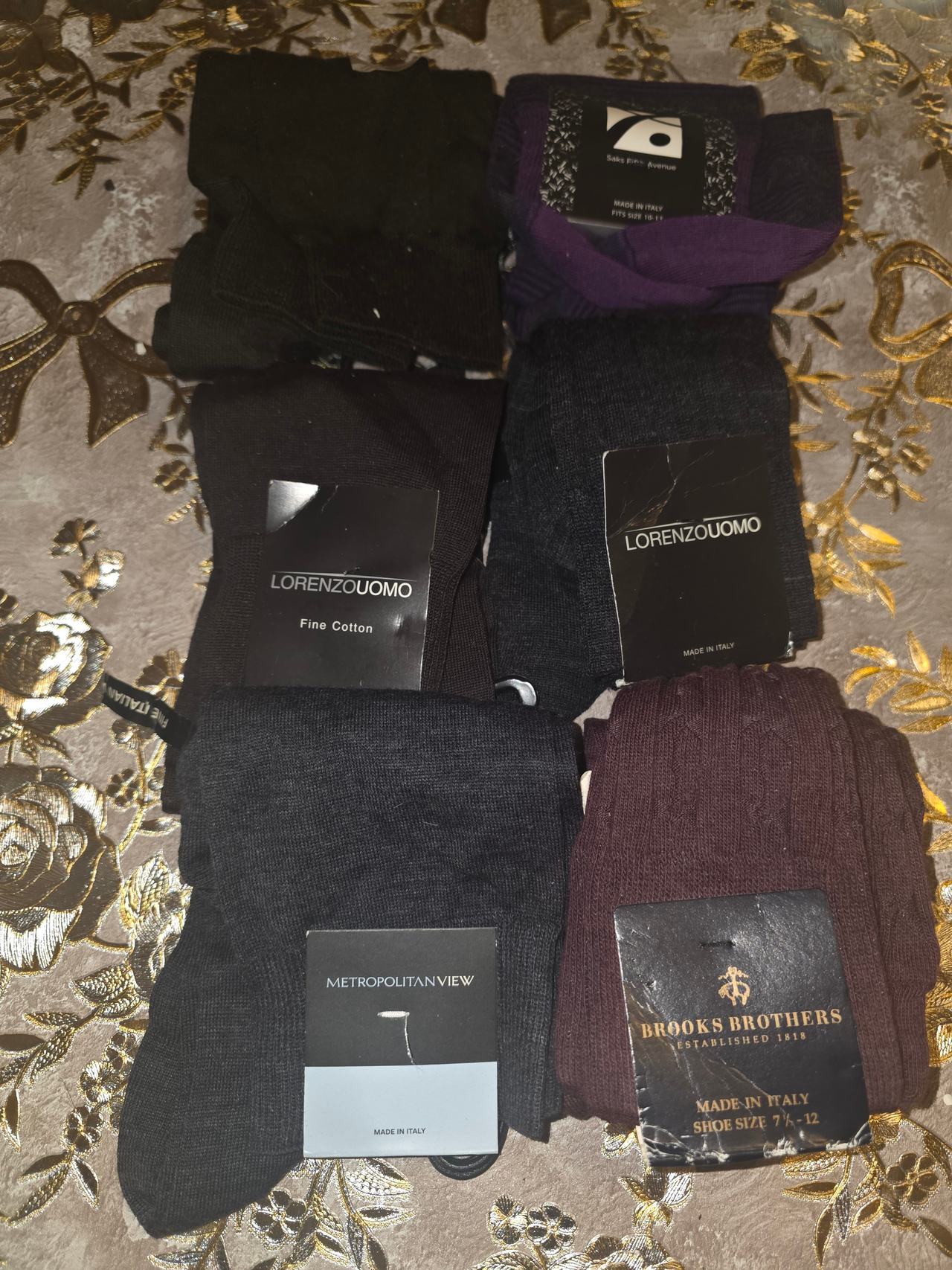 Men's Italian Dress Socks Bundle
