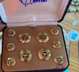 Vintage Royal Air Force Blazer Button Set - Image 1