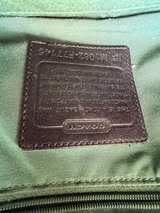Coach Signature Jacquard Satchel Bag With Shoulder Strap Black Logo - Image 8