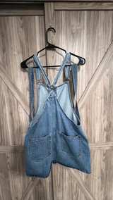 Vintage Forever 21 Button Front Denim Overall Dress size Large - Image 6
