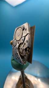 Vintage Bulova 17 Jewels Square dial and movement with signed crown - Image 4