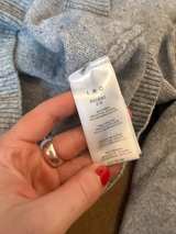 IRO Grey Crew Neck Sweater (cotton/wool/cashmere blend) - Image 2