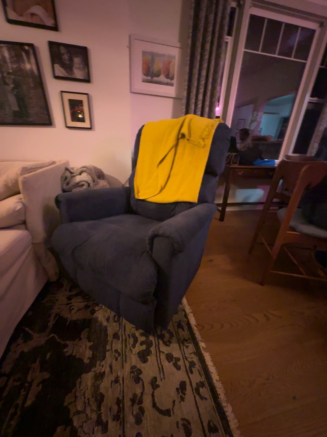 La-Z-Boy Navy Blue Recliner Chair