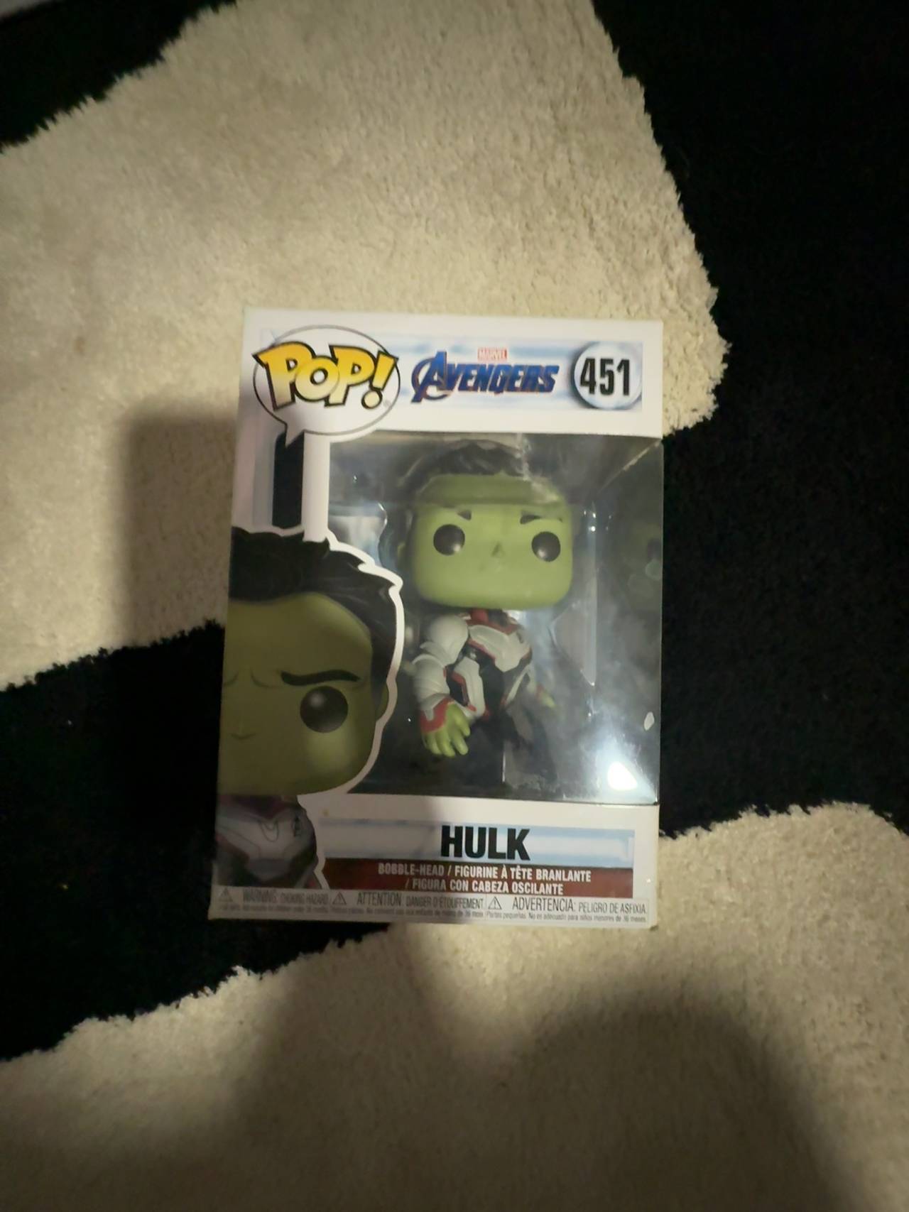 Funko Pop Marvel Avengers Hulk #451 Green Figure