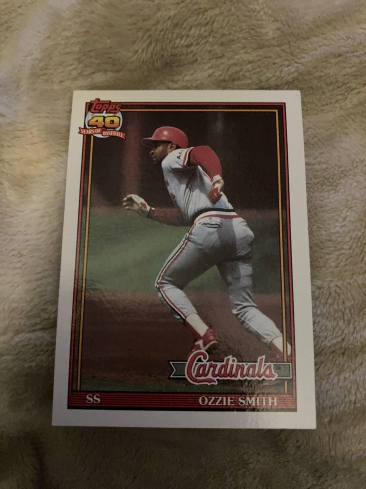 Topps 1991 Ozzie Smith #130 Baseball Card