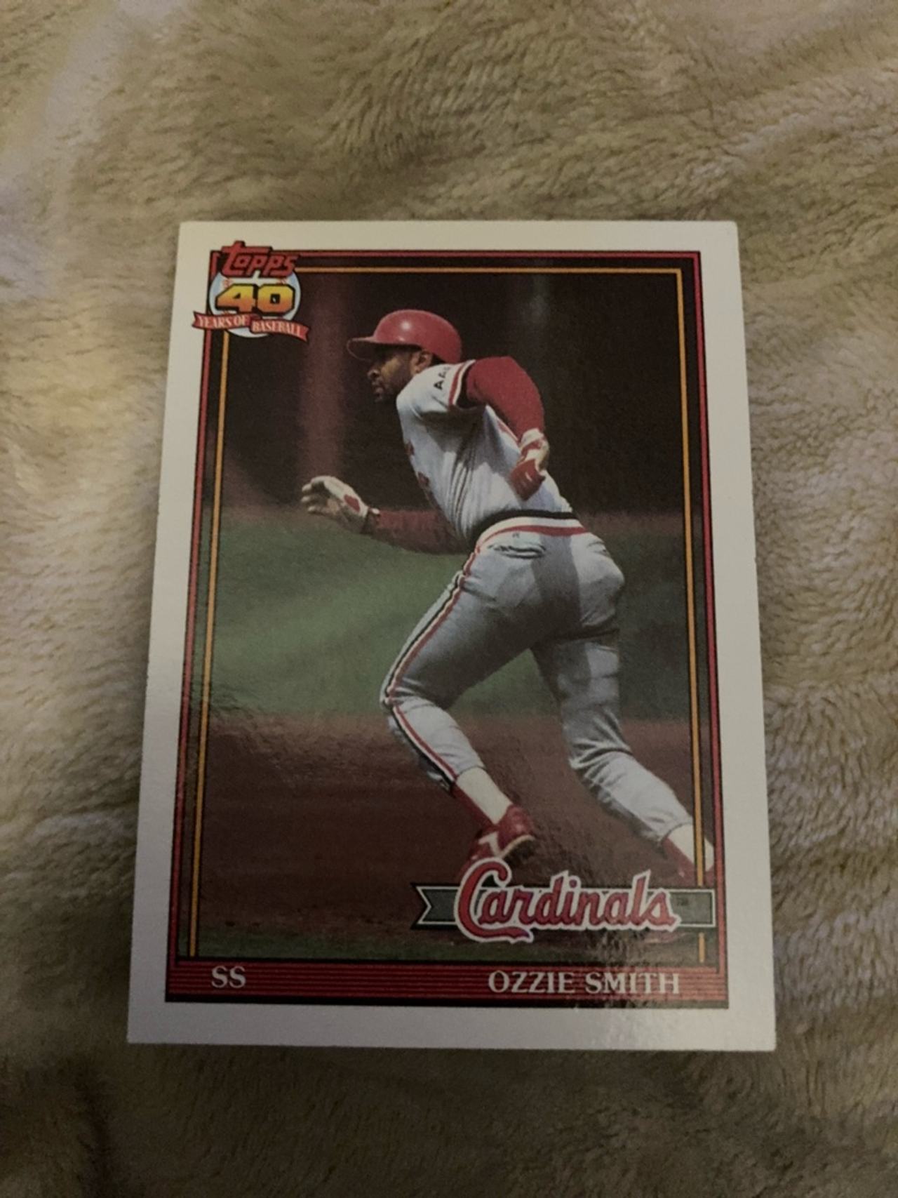 Topps 1991 Ozzie Smith #130 Baseball Card