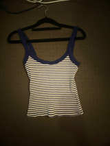 Striped Knit Tank Top - Image 1