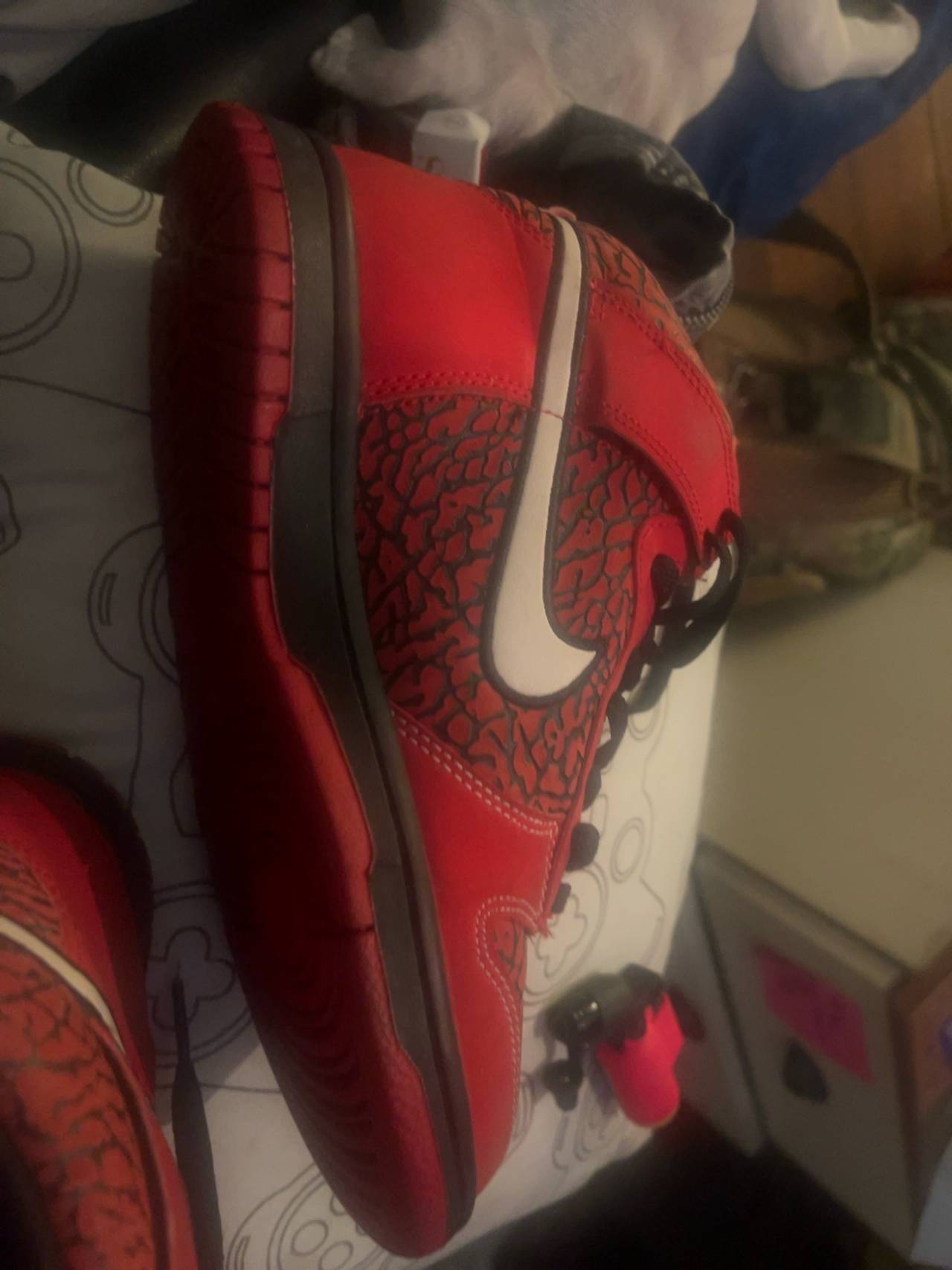 4.5 Y Nike Dunk High Red Elephant