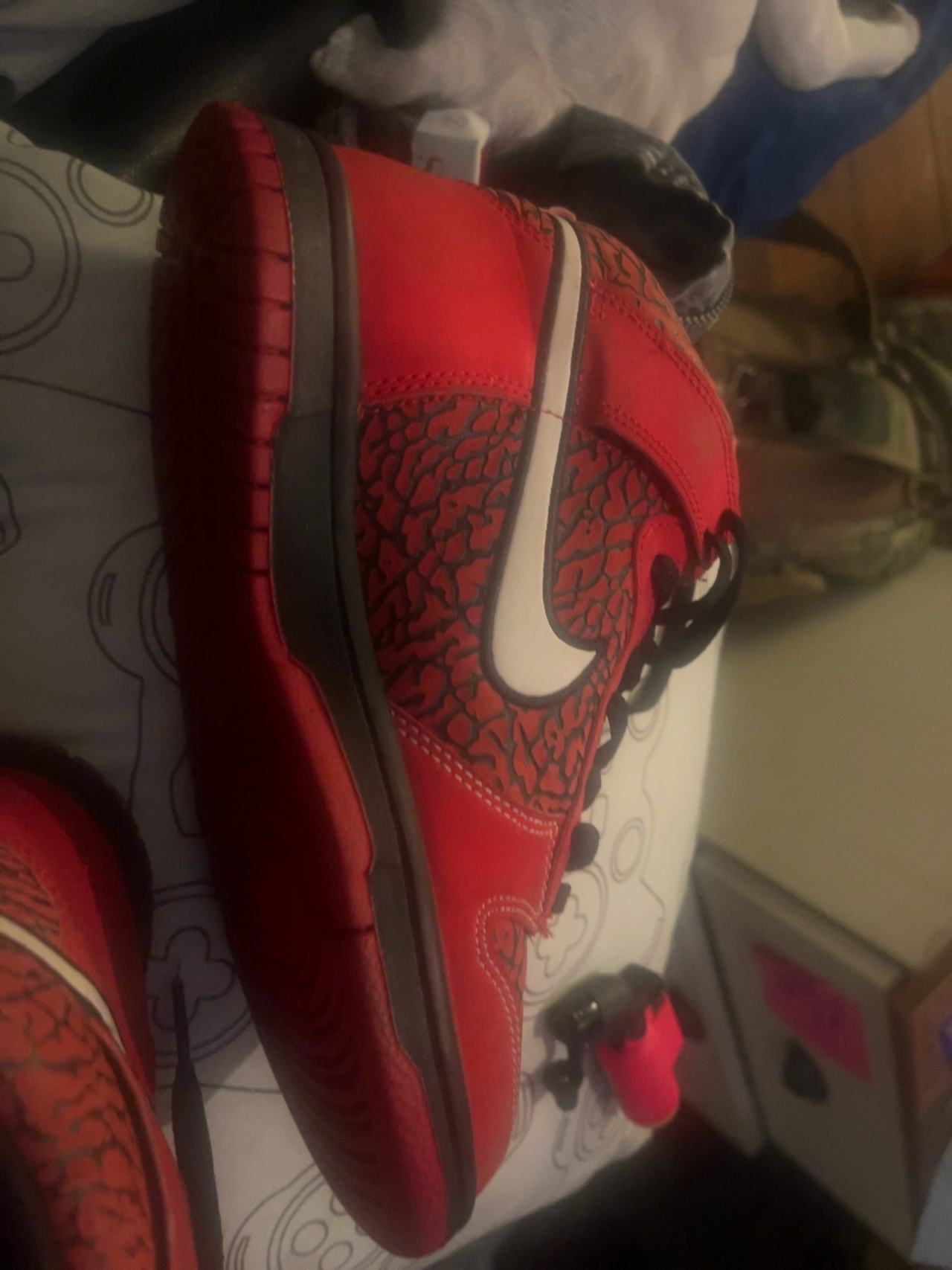 4.5 Y Nike Dunk High Red Elephant