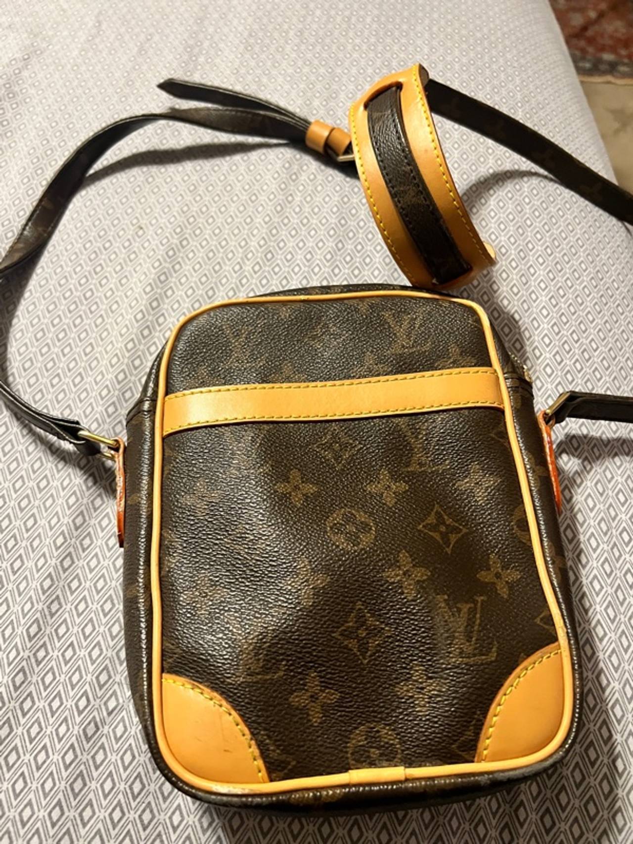 Louis Vuitton Danube Crossbody Bag Brown