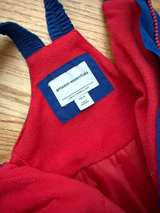 Amazon Essentials Boys Snow Bib Pants Royal Blue/Red - NWT - Image 2