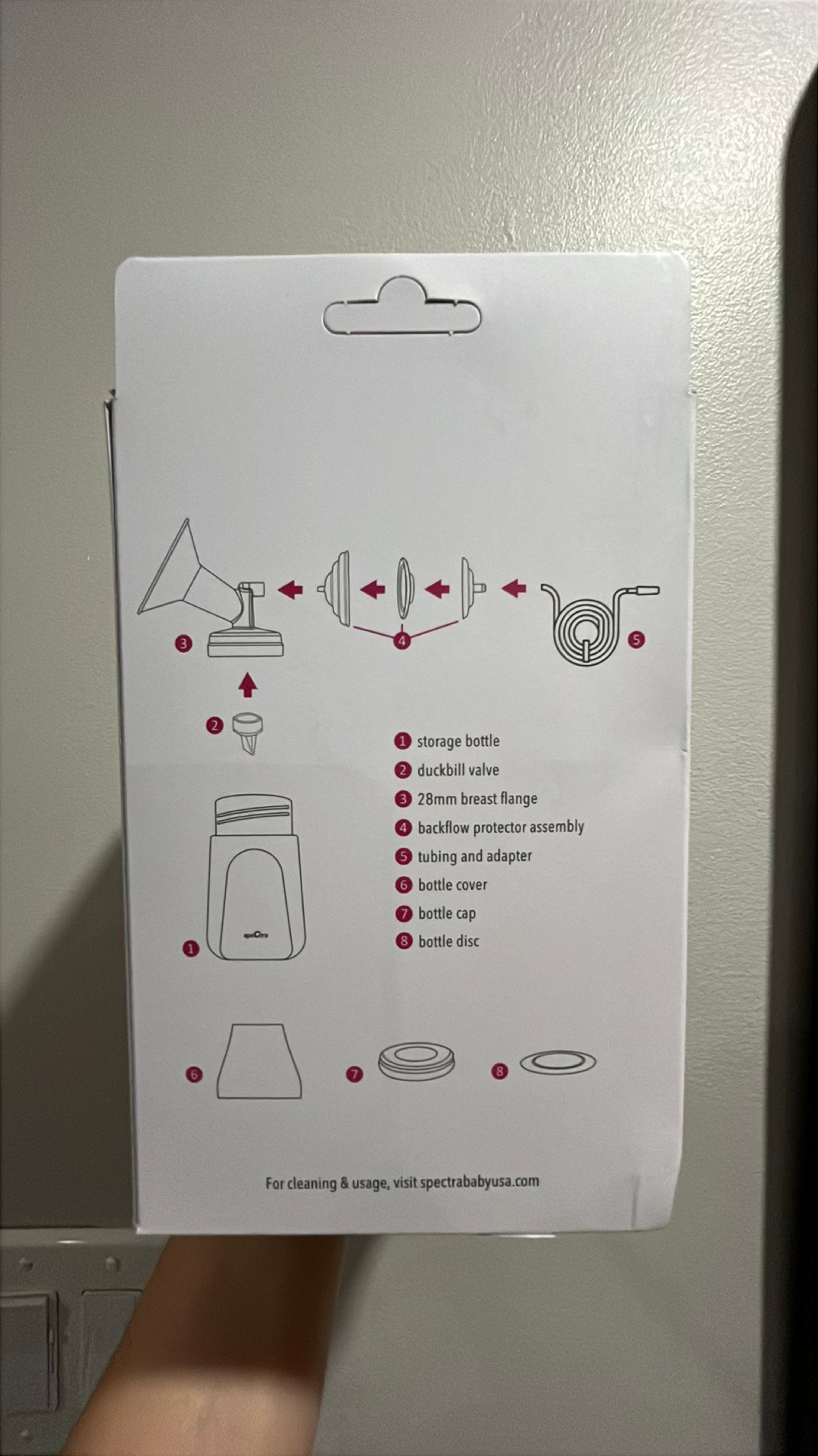 Spectra SG Premium Accessory Kit 28mm Breast Flange - Image 3