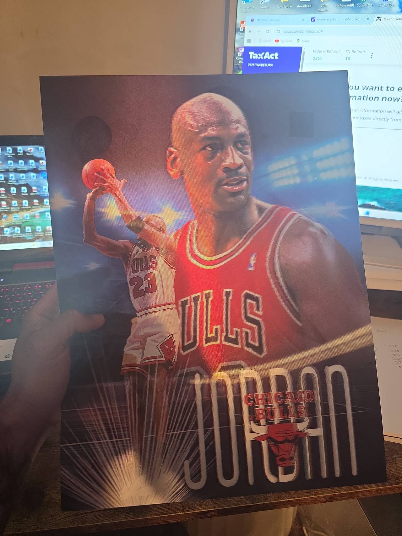 Michael Jordan Chicago Bulls NBA Poster