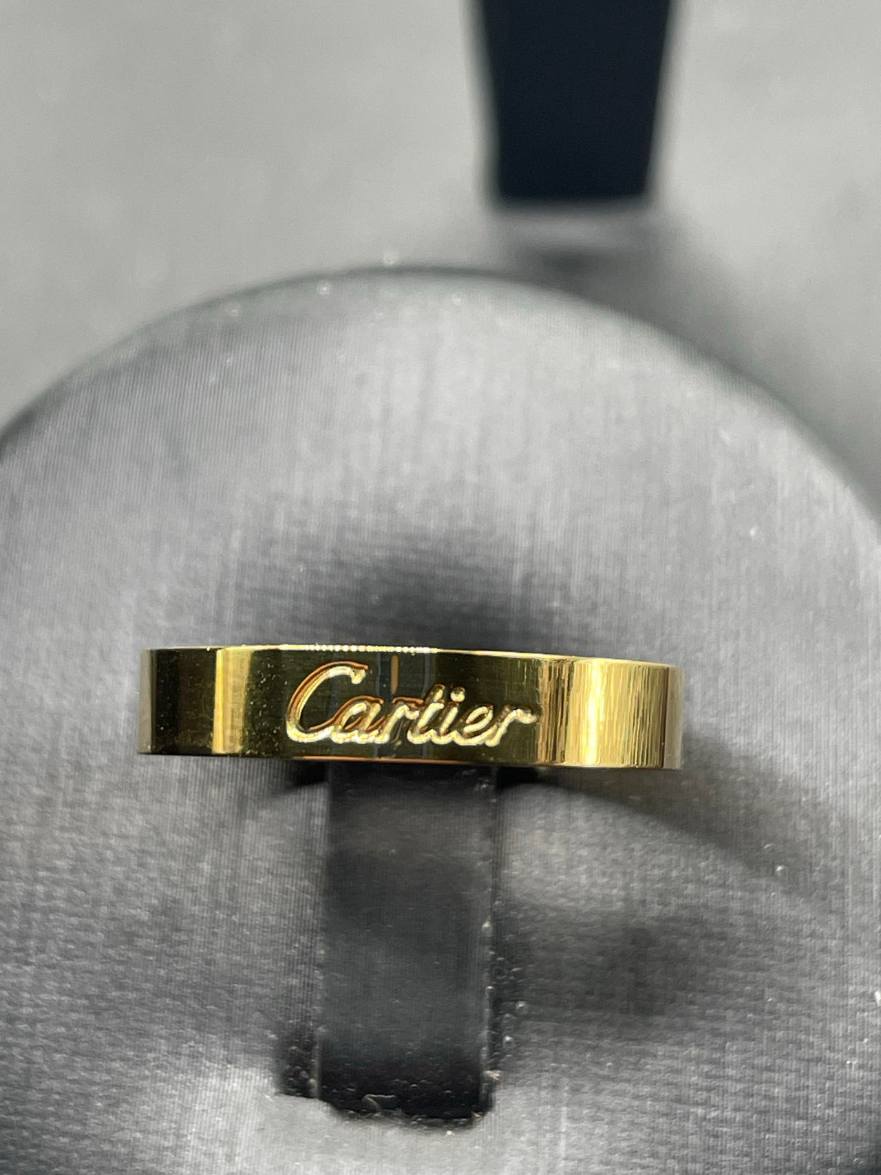 Cartier C de Cartier Wedding Band – 18K Yellow Gold – Size 7 – Full Box Set