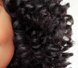 Curlkalon Kenzie Curl Synthetic Hair Extensions Color Black 10 inch Seperate Bag - Image 6