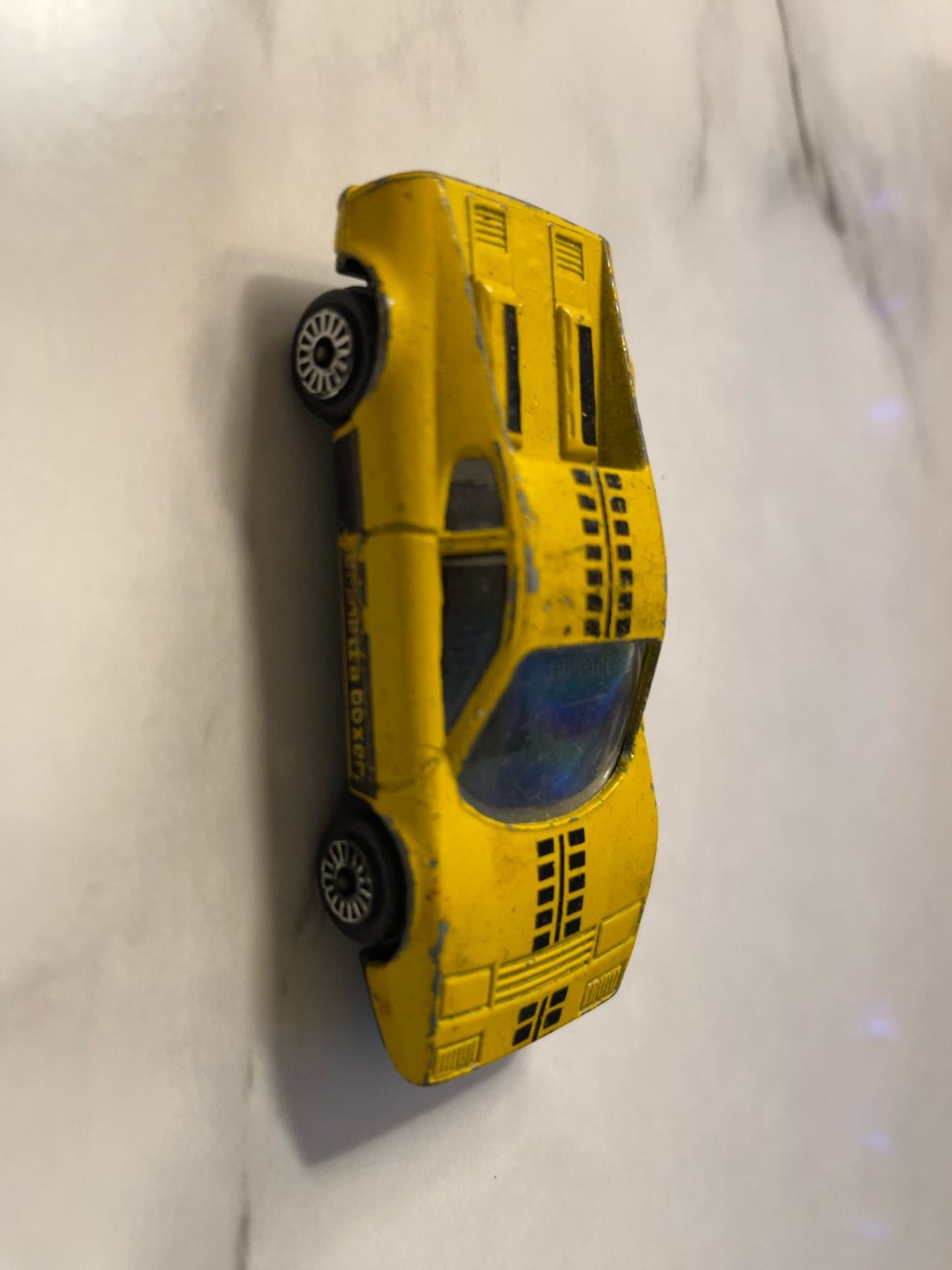 Zylmex Ferrari 365 GT Berlinetta Boxer D70 Yellow Diecast 1:64