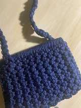 Handmade Crochet Shoulder Bag - Image 3