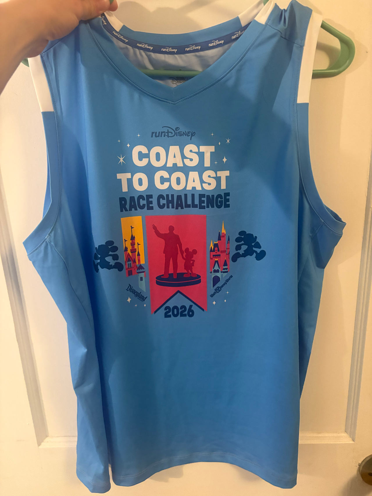 runDisney Coast to Coast Race Challenge 2024 Sleeveless Shirt