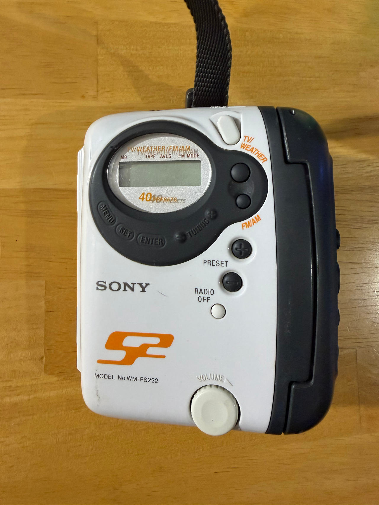 Sony WM-FS222 Sports Walkman Radio Cassette Player ( Tasted )