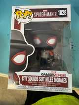 Funko Pop! Marvel Spider-Man 2 City Sounds Suit Miles Morales - Image 1