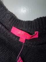 Lilly Pulitzer Maura Knit Sweater Black One-Shoulder XS - Image 4