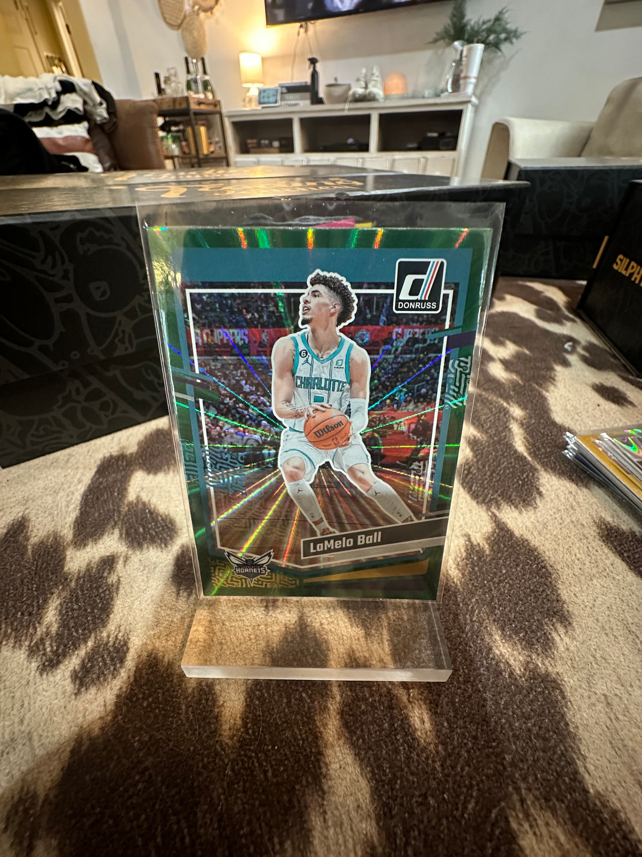 2020-21 Donruss Optic Rated Rookie LaMelo Ball Holo Prizm Basketball Card