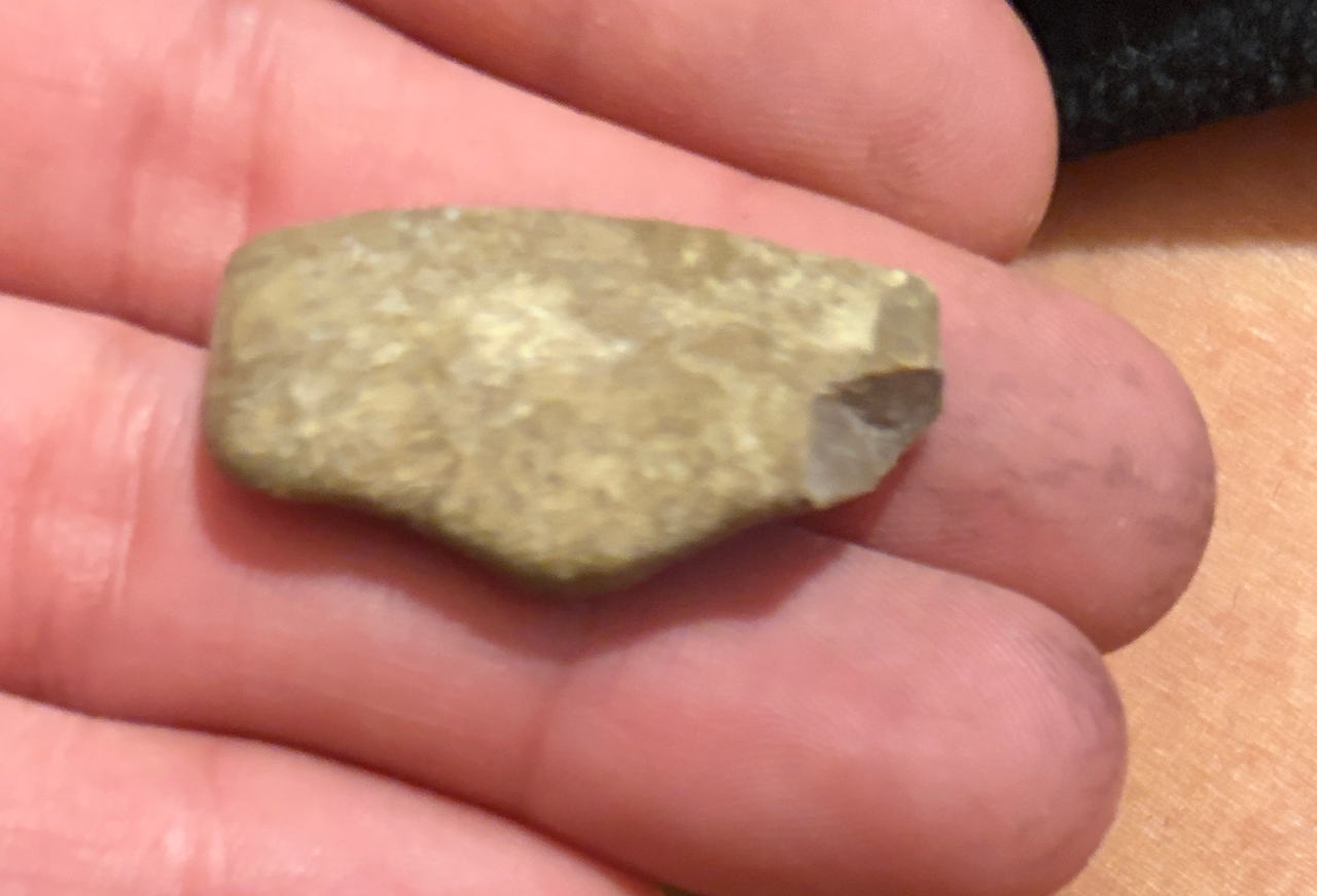 Native American Stone Scraper Artifact