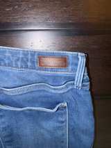Abercrombie & Fitch Women's Blue Jean Leggings High Rise 33 16/R Y2K Vintage - Image 8