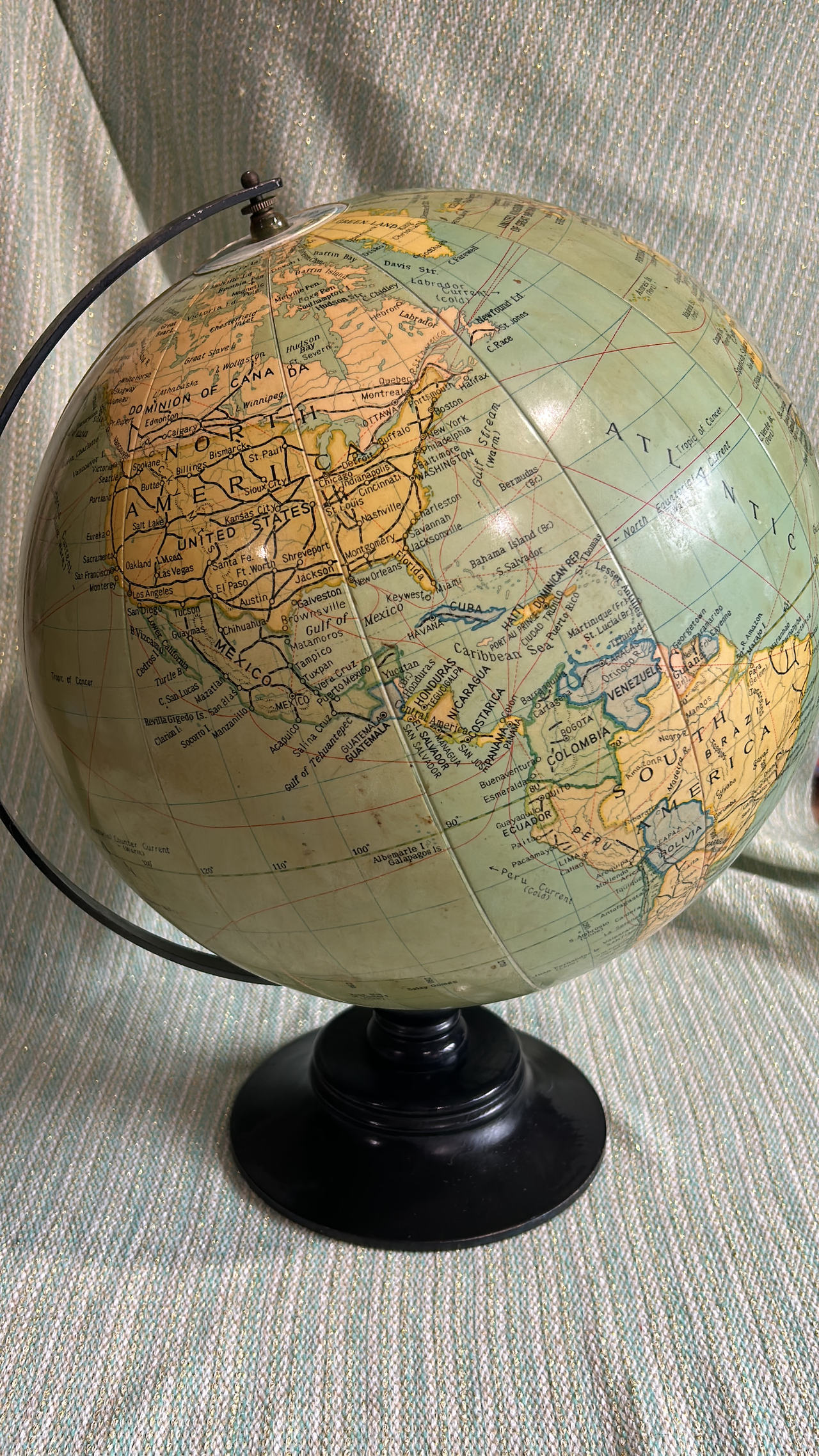 Vintage World Globe