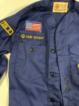 Vintage Cub Scout Shirt BSA Huntington Council Connecticut Bobcat Patch - Image 4