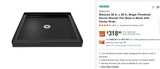 DreamLine 36” x 36” Black Textured Shower Base Pan - BRAND NEW - Image 3